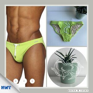 Parke & Ronen - Solid Blade Bikini - Lime Green (M)